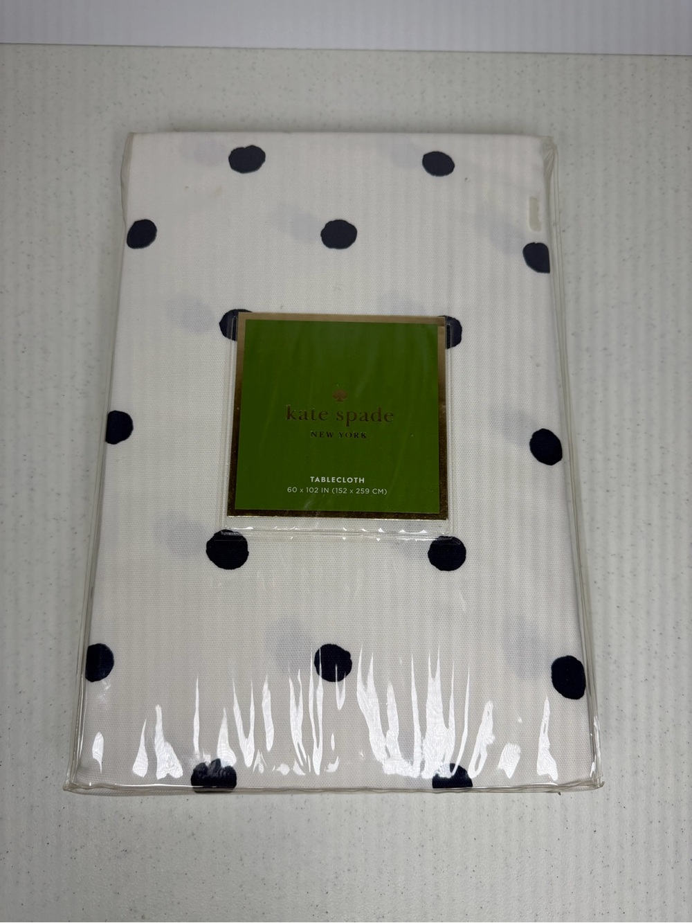 NWT Kate Spade New York Charlotte Street Tablecloth 60” x 102” Seats 8–10